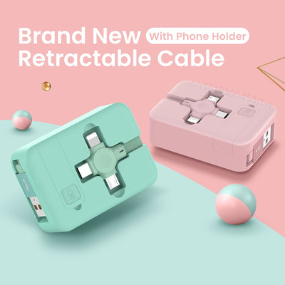 If you're looking for a top-quality, all-in-one charging solution, look no further than the 4in1 Retractable Charging Cable