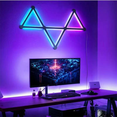 Step into a world of boundless creativity and vibrant colors with the revolutionary Omezdo™ Smart Wall Lamp. The RGBIC Light Bar brings a mesmerizing DIY atmosphere to any space, transforming your bedroom, game room, or TV backlight into an immersive wonderland.