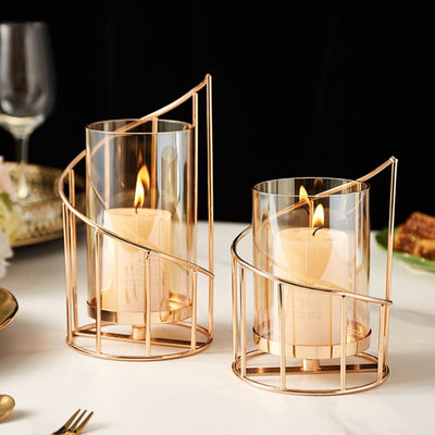 The Eleganza Candle Holder is the perfect companion for any special event or festive occasion. This stylish and luxurious holder will transform your environment with grace and opulence, making it a great statement piece that can make any room extraordinary. 