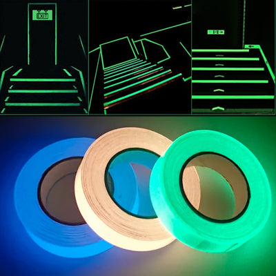Illuminate your surroundings with our Luminous Tape. This self-adhesive tape glows in the dark, making it perfect for emergency signage, safety markings, and decorative accents. With a generous 3-meter length, it's versatile and easy to apply on various surfaces. Whether you're enhancing home decor, creating a unique party atmosphere, or ensuring safety in low-light conditions, this tape delivers