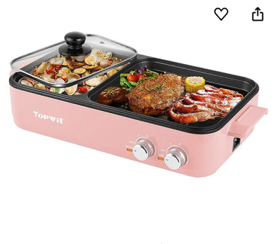  2-in-1 Hot Pot Electric with Grill – your ticket to a delightful dining experience right at home